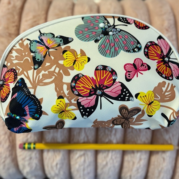 Y2K Butterfly Rhinestone Pouch• Hand Embellished - Picture 5 of 5